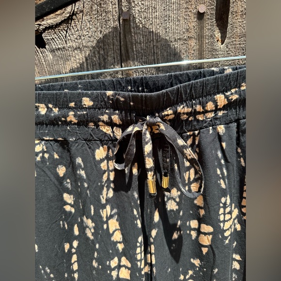 INC International Concepts Black & Tan Comfy Tie Dye Casual Pants - Picture 3 of 6